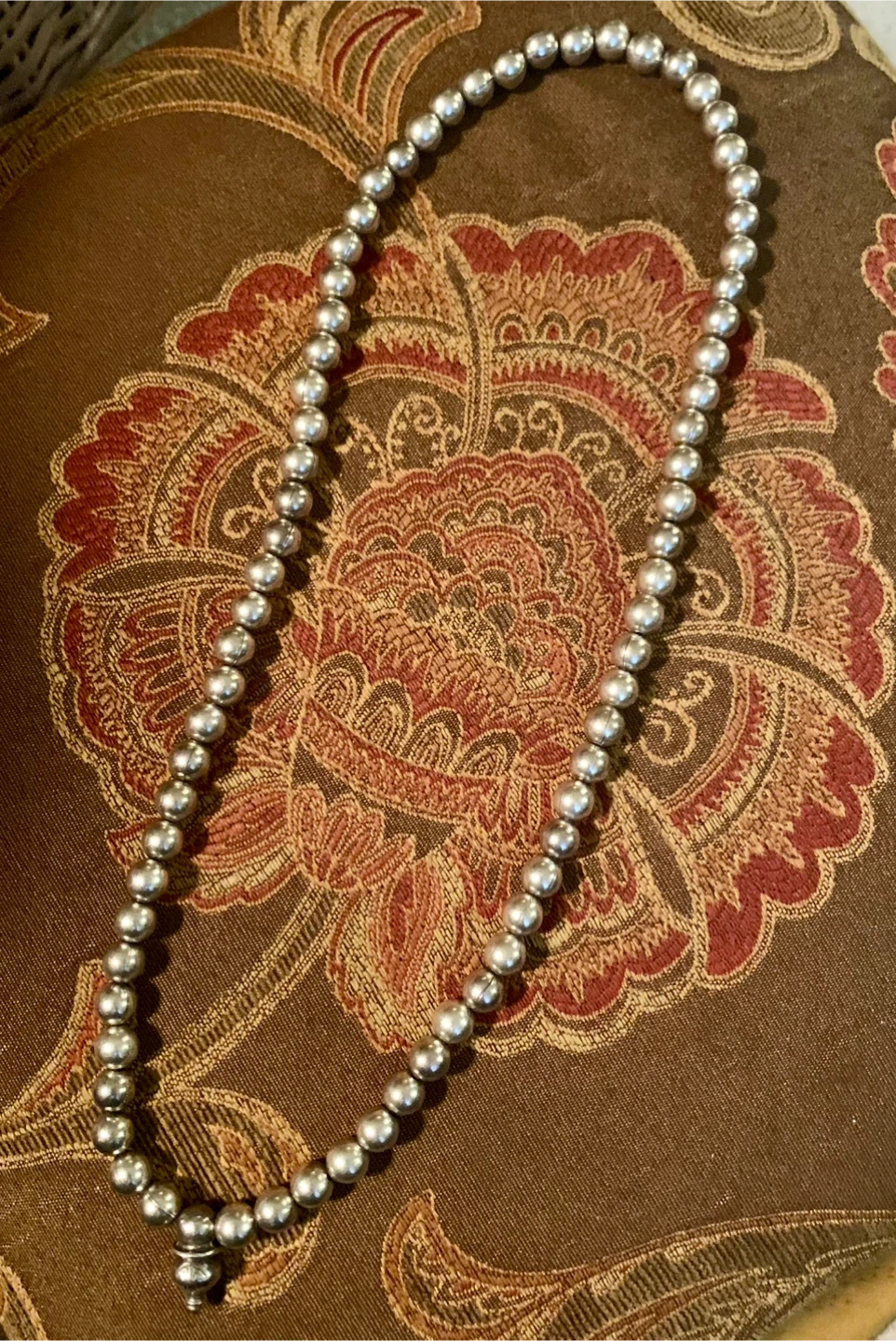 Pewter/Silver Bead Necklace - photo 5