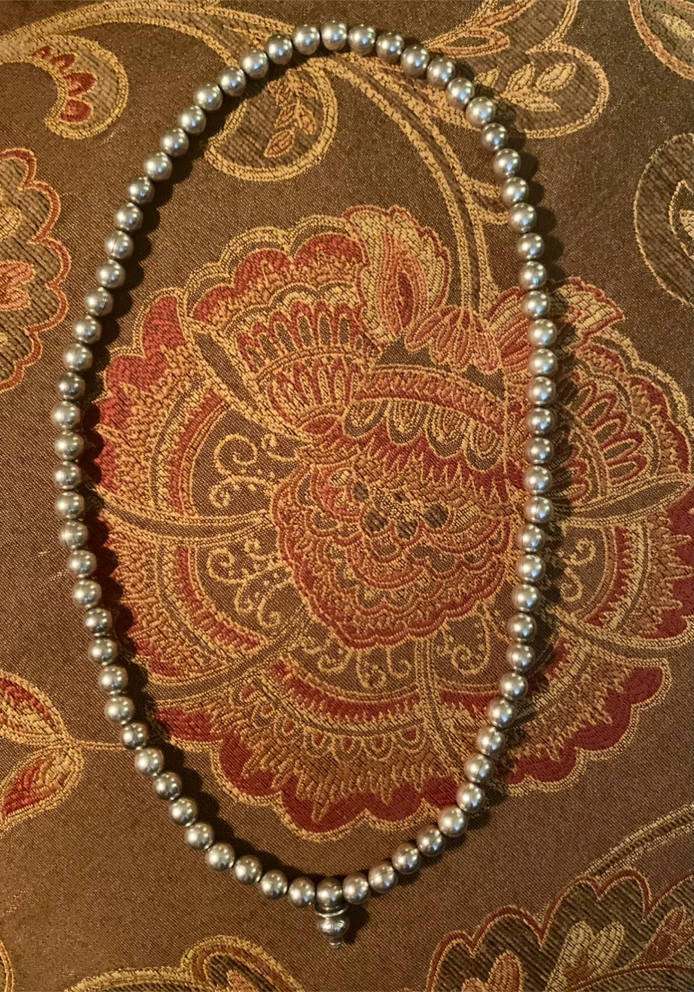 Pewter/Silver Bead Necklace - photo 2