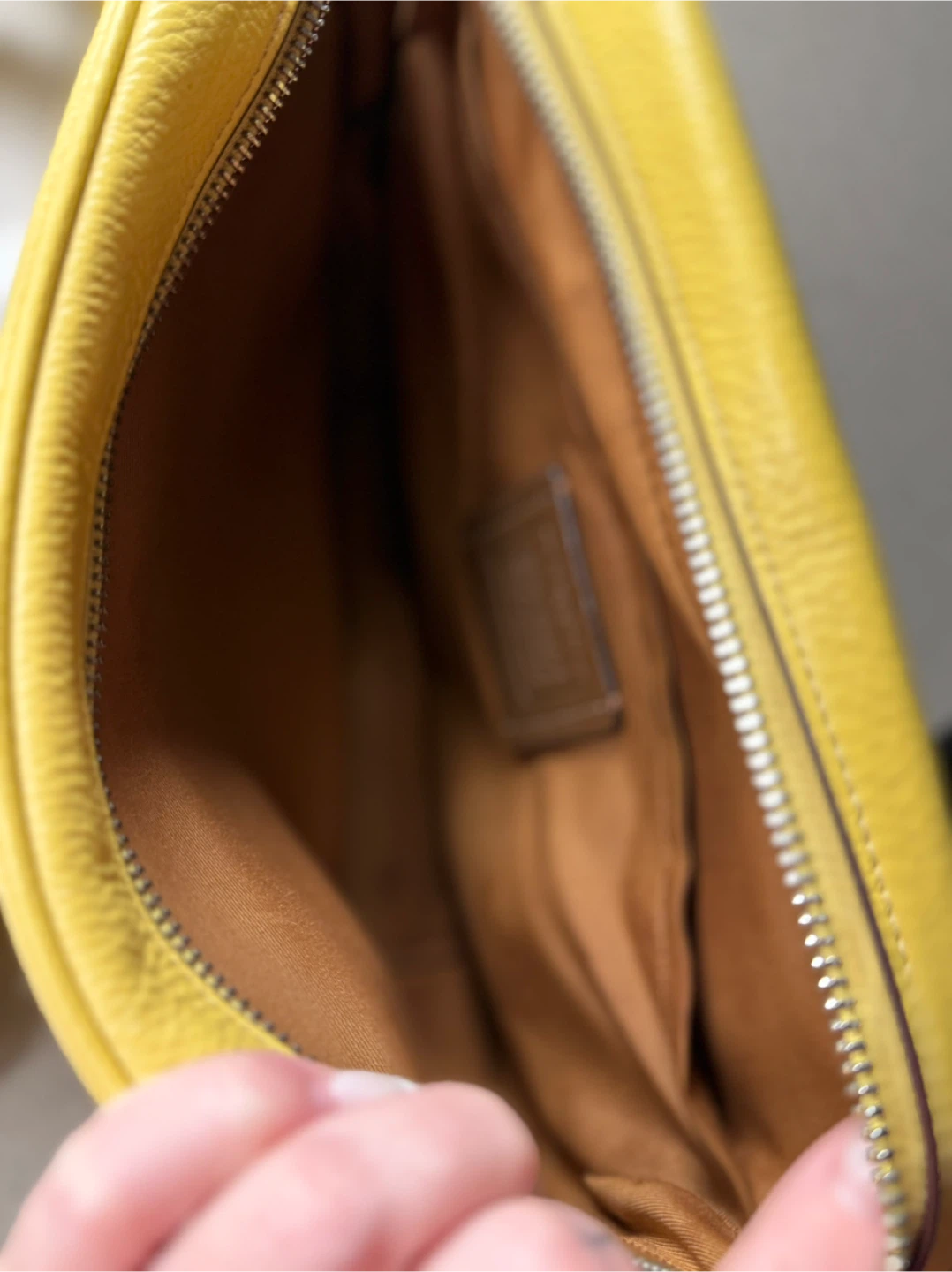 Coach Yellow Leather Crossbody Bag - photo 3