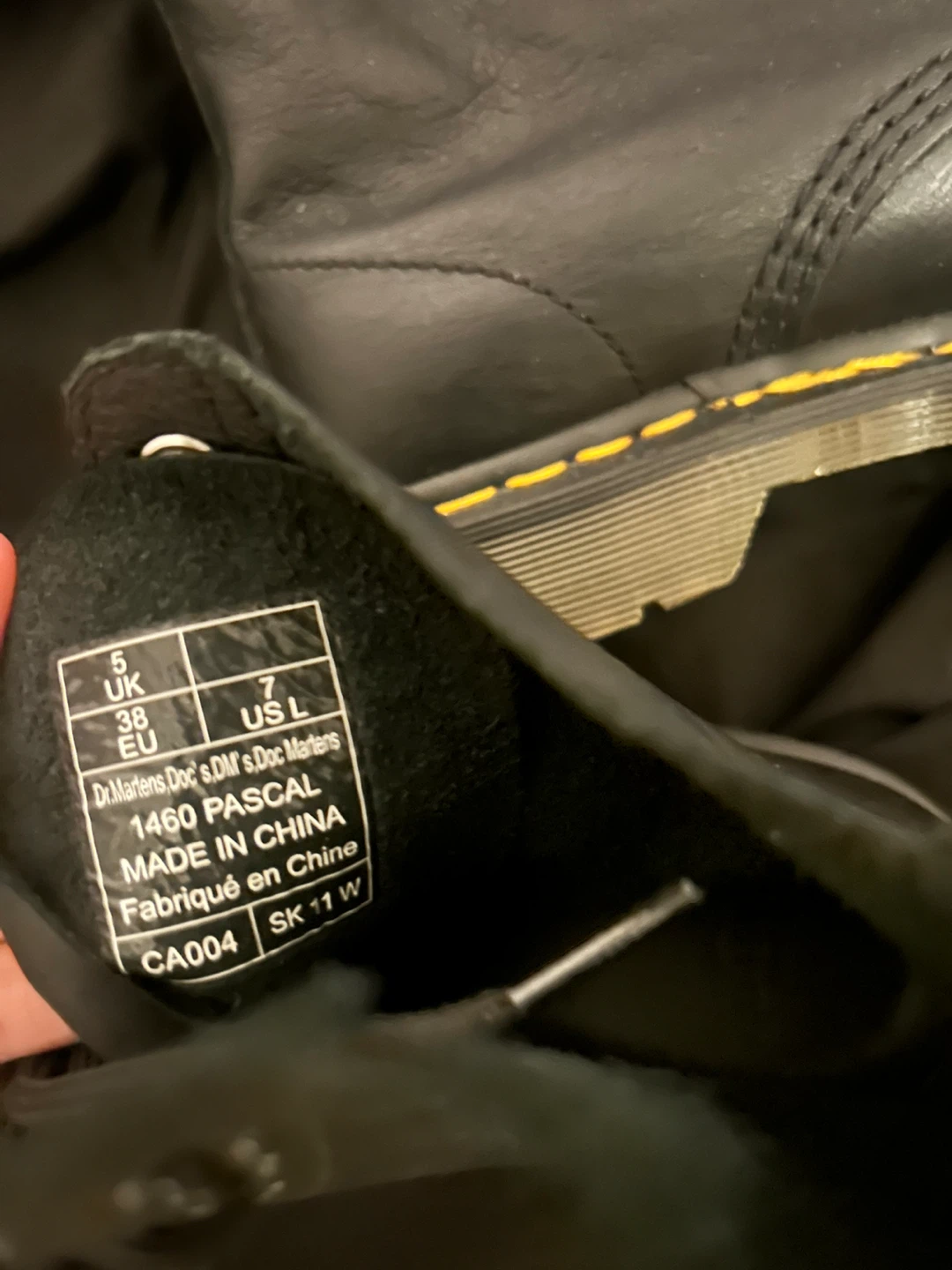 Dr. Martens 1460 Pascal Boots Size 7 US L - photo 4