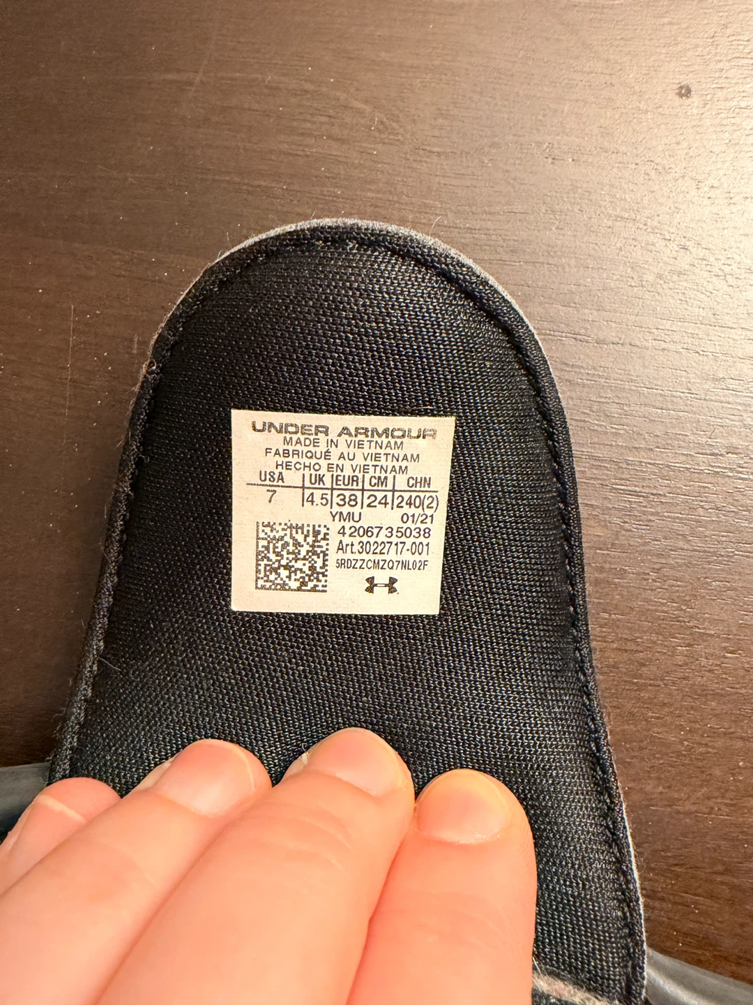Under Armour Slides Black Size 7 Women’s 🥕 - photo 3