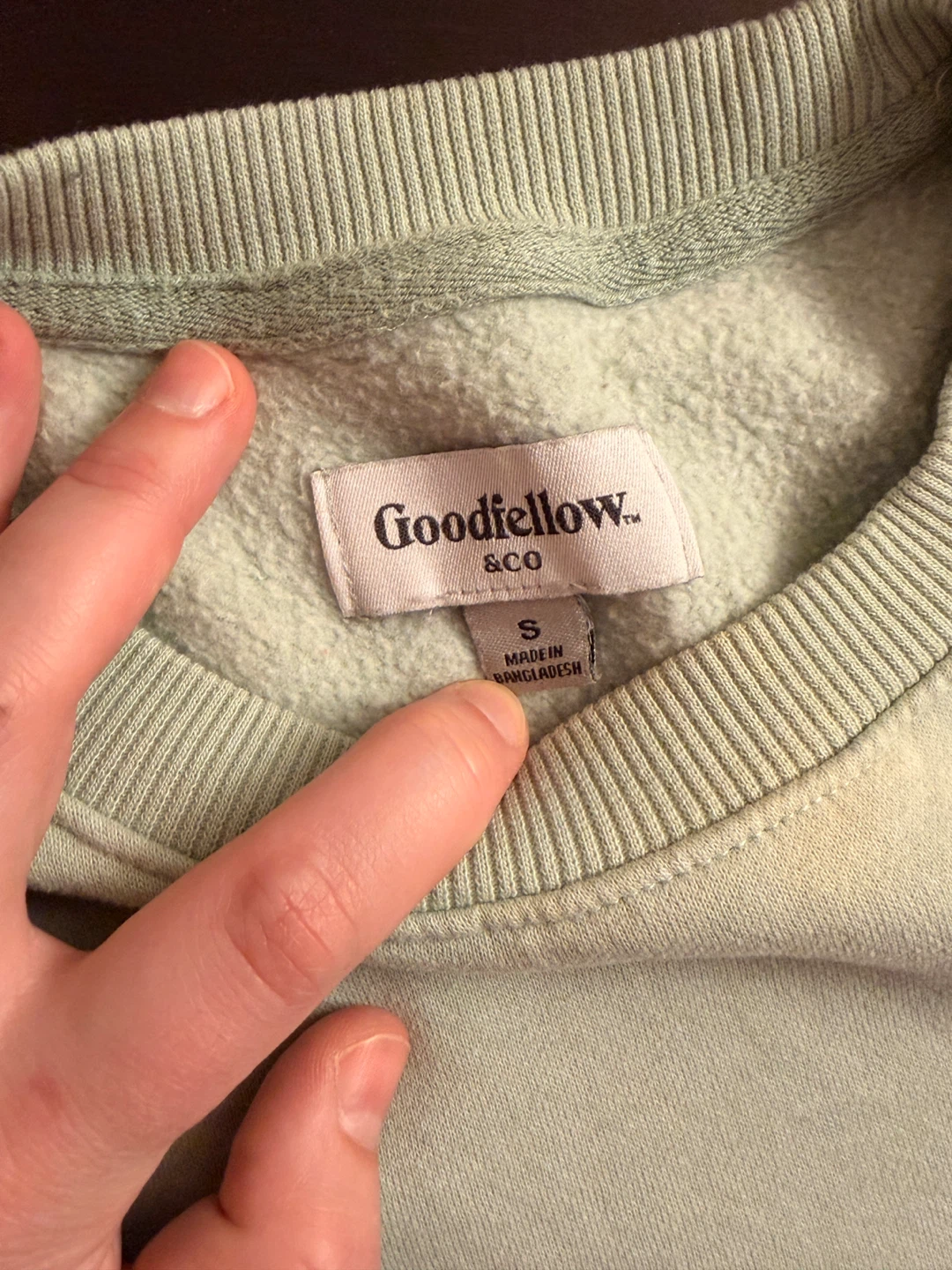 Goodfellow & Co. Crewneck Sweatshirt - Light Green, Size S 🥕 - photo 2