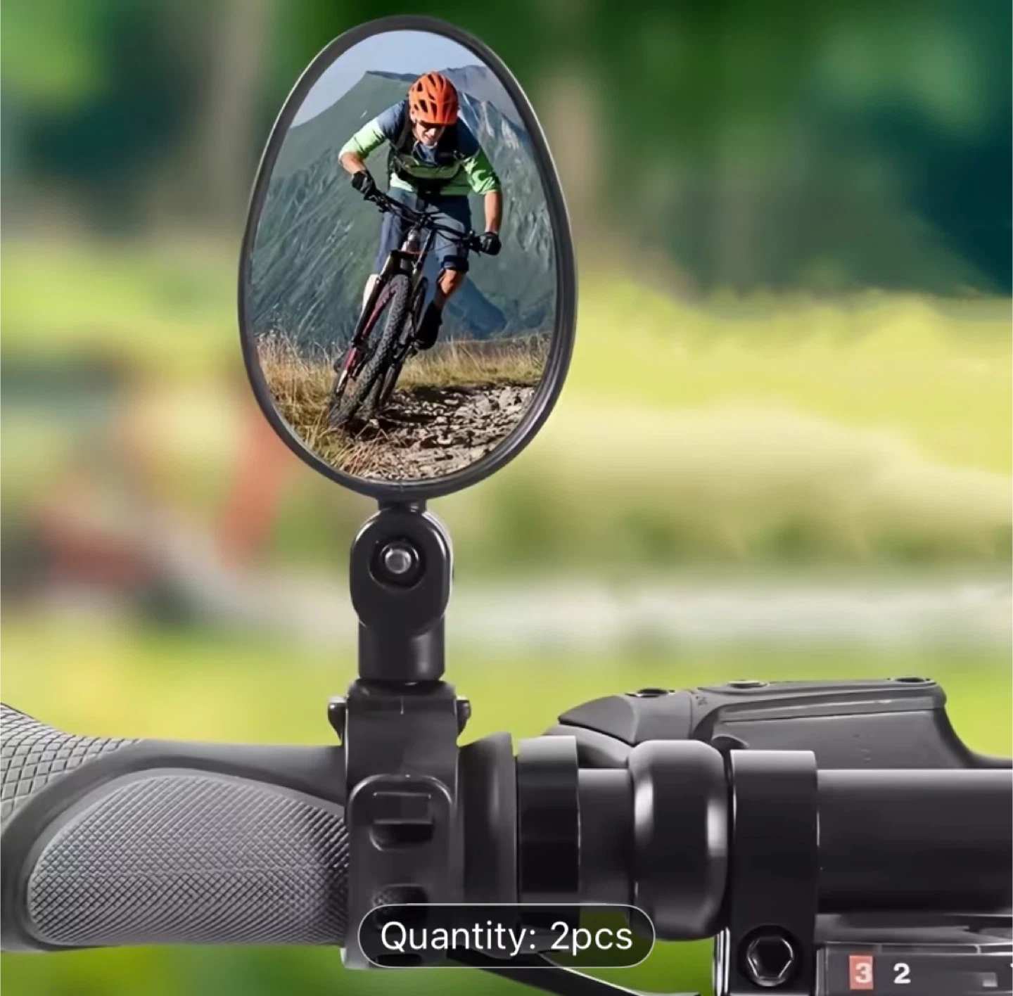 2pcs Convex Bike Mirror Set