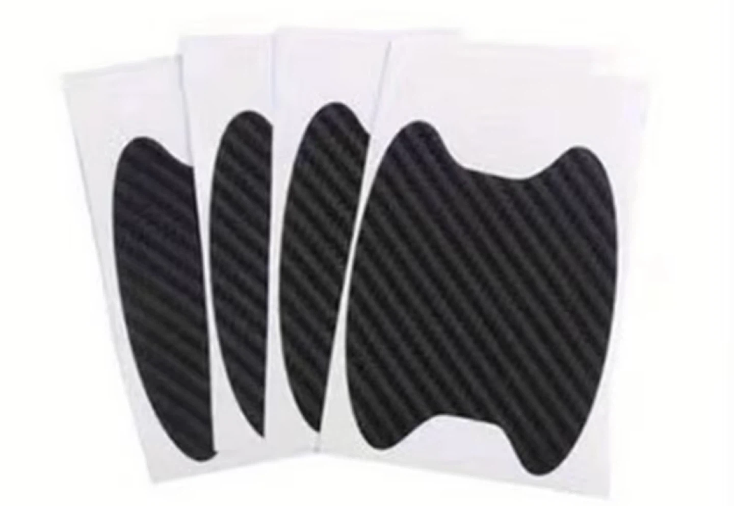 Carbon Fiber Car Door Handle Protector Stickers (Set of 4) - photo 4