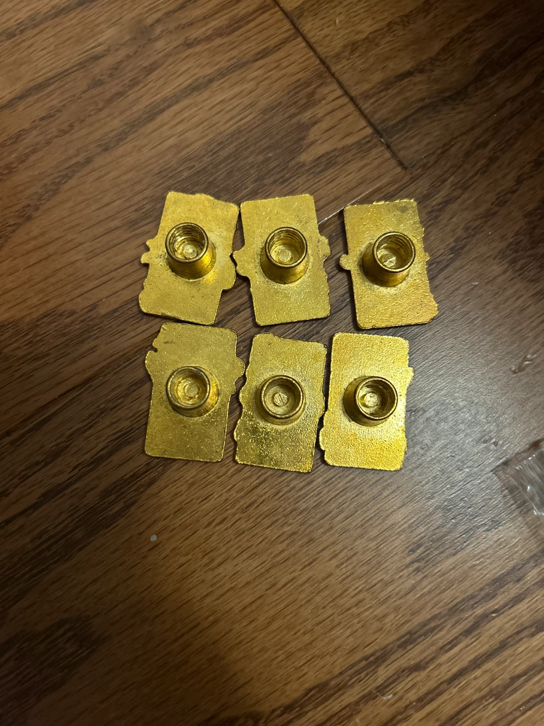 Set of 6 Gold Floral Enamel wax stamp heads - photo 2