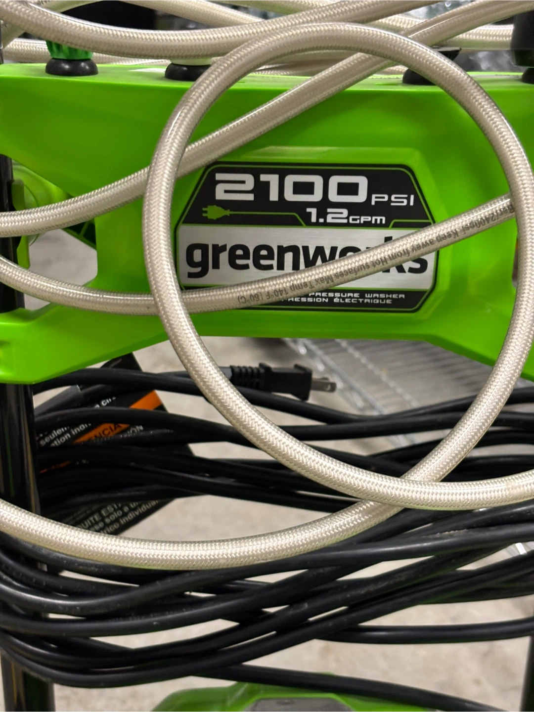 Greenworks 2100 PSI Electric Pressure Washer