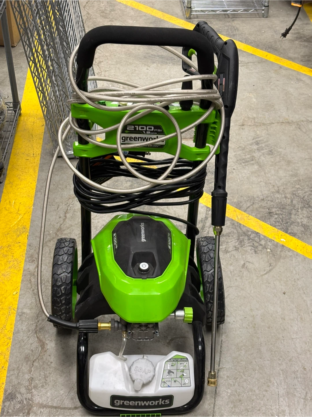 Greenworks 2100 PSI Electric Pressure Washer - photo 3