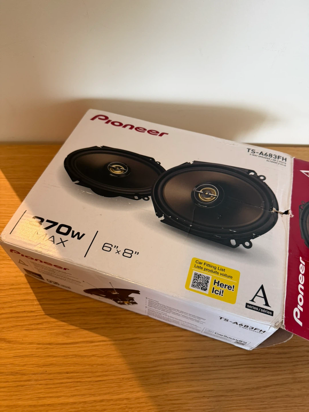 Pioneer TS-A683FH 6"x8" 2-Way Speakers