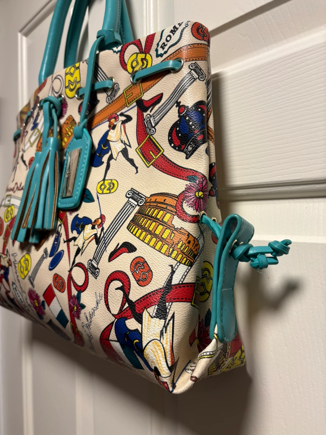 Marino Orlandi Handbag with Rome Print - photo 2