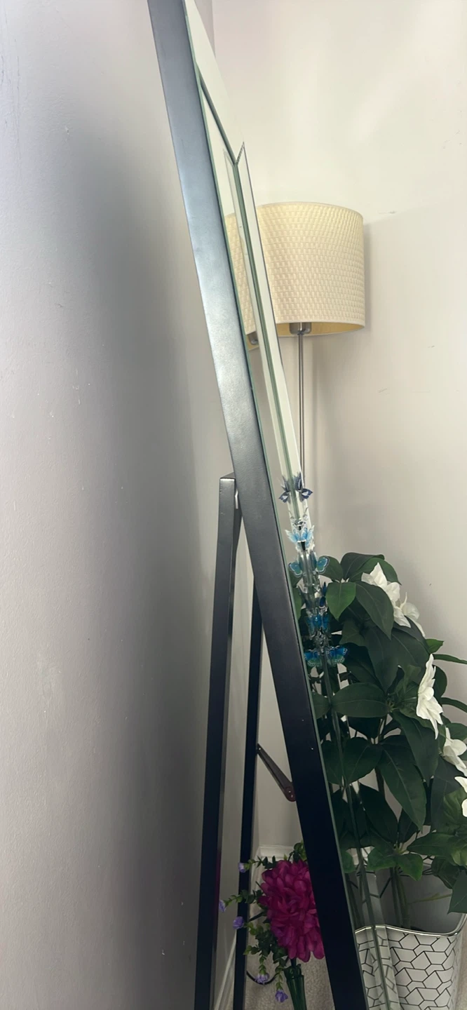 Ikea Full Length Standing Mirror with Mirrored Frame - photo 3