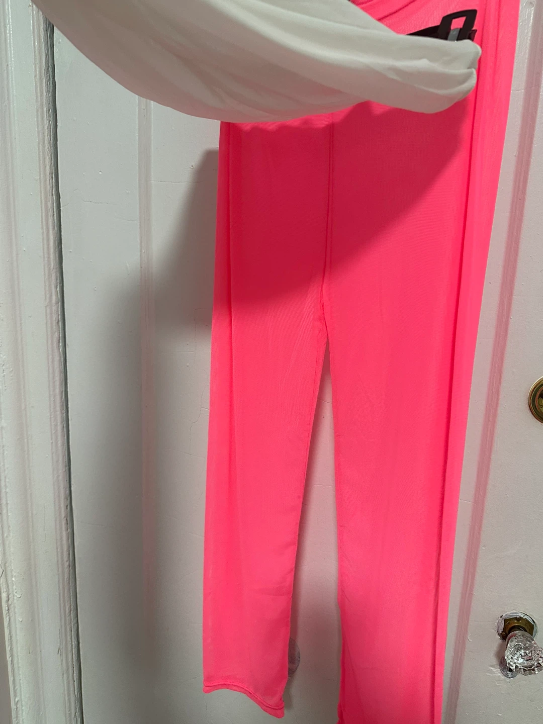 2 pieces BUZZ! Mesh Pants - White & pink - photo 2