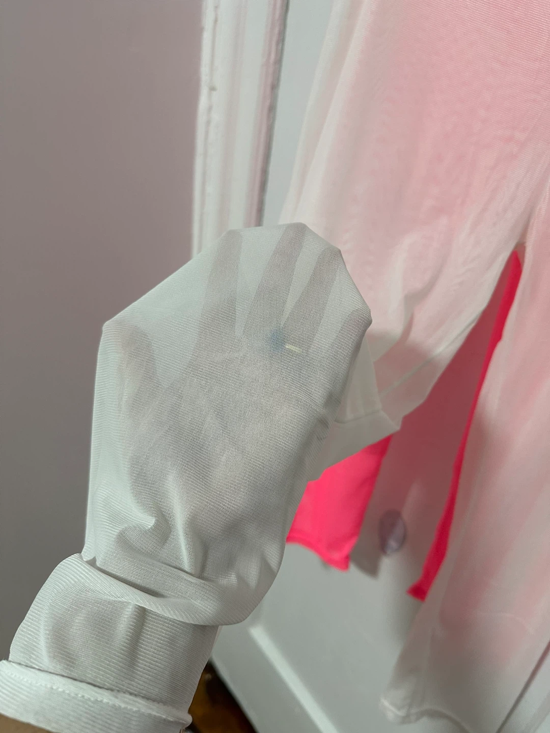 2 pieces BUZZ! Mesh Pants - White & pink - photo 3