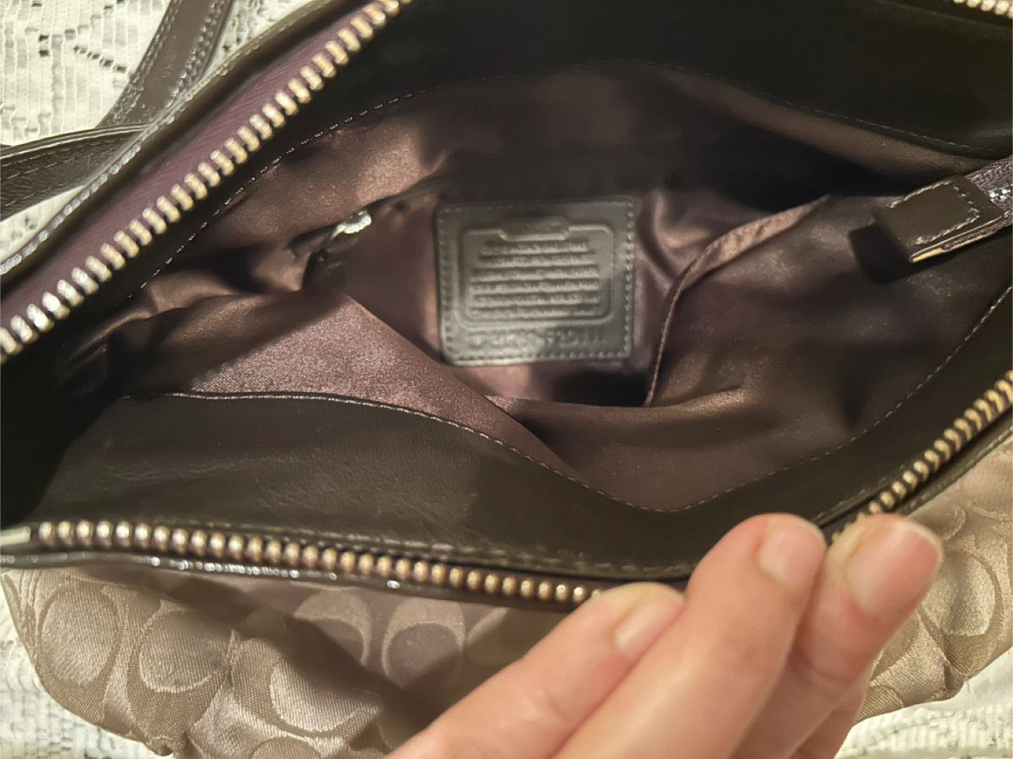 Coach Monogram Shoulder Bag - photo 5