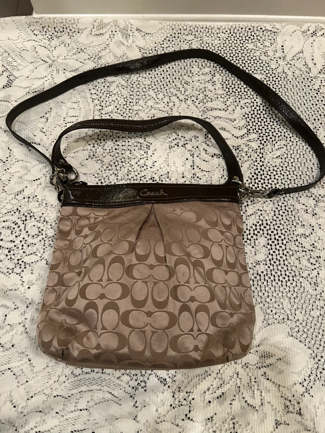 Coach Monogram Shoulder Bag