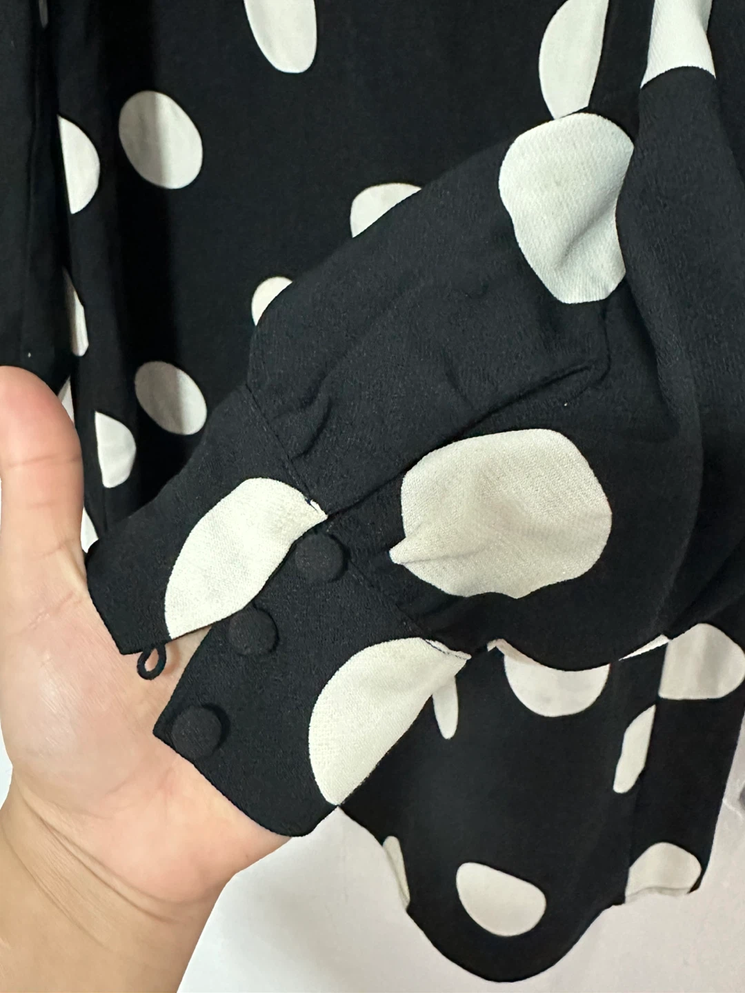 H&M Polka Dot Dress Size M - photo 3
