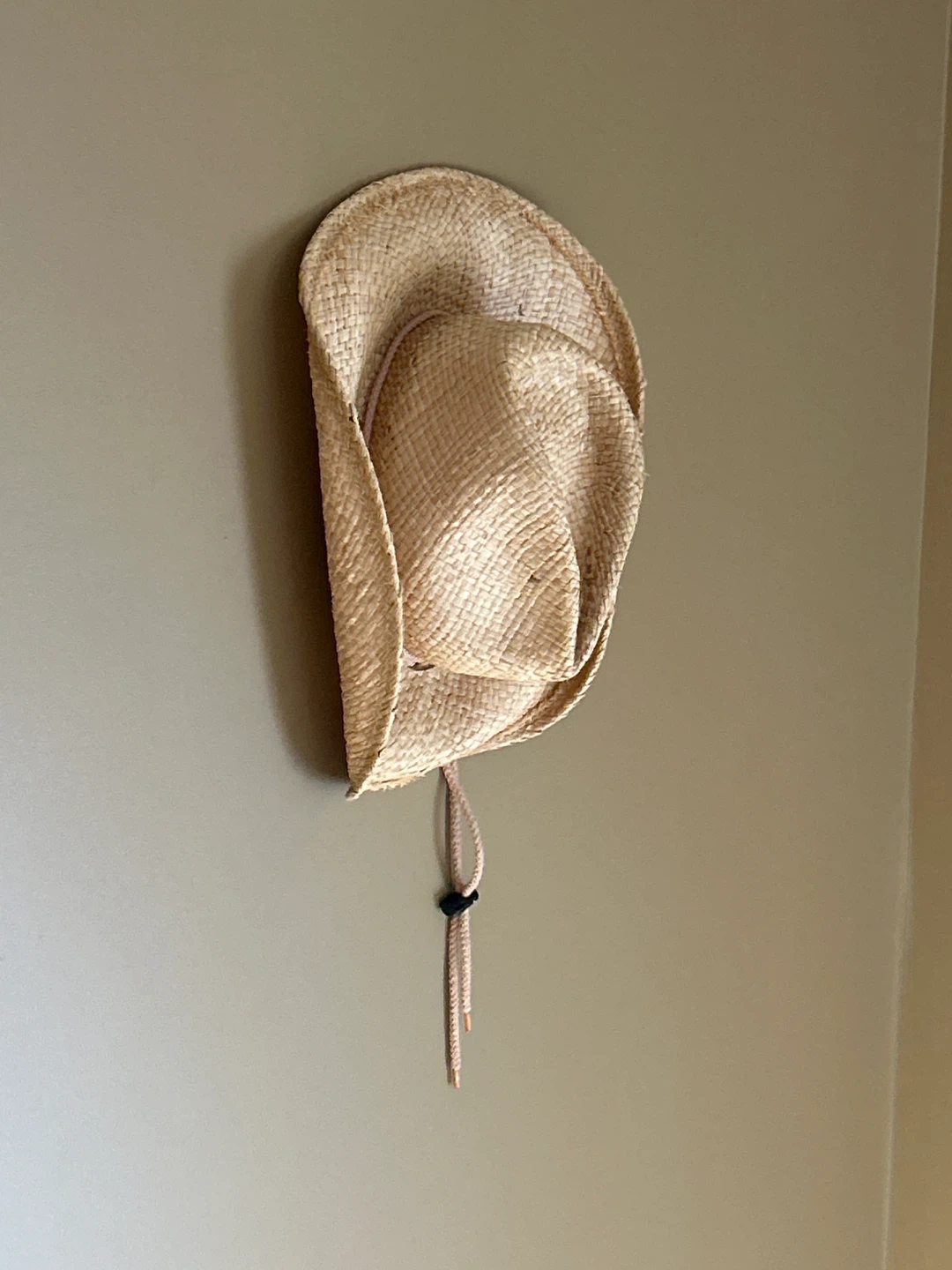 Straw Cowboy Hat with Chin Strap