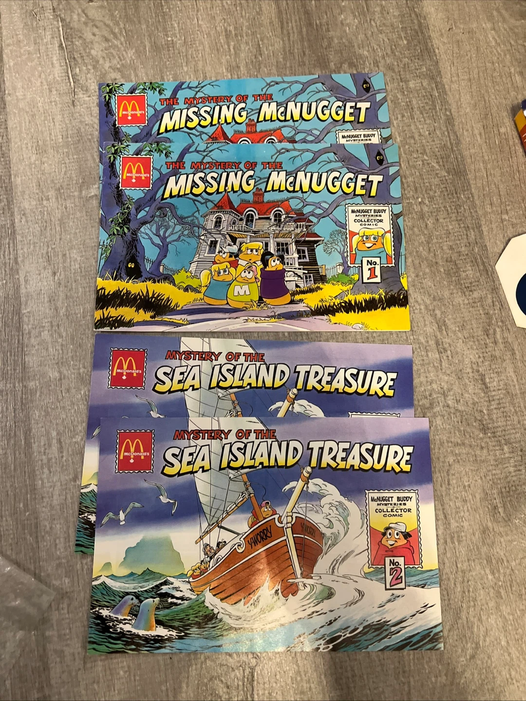 McDonald's McNugget Buddies Collector Comic Books - 5 total