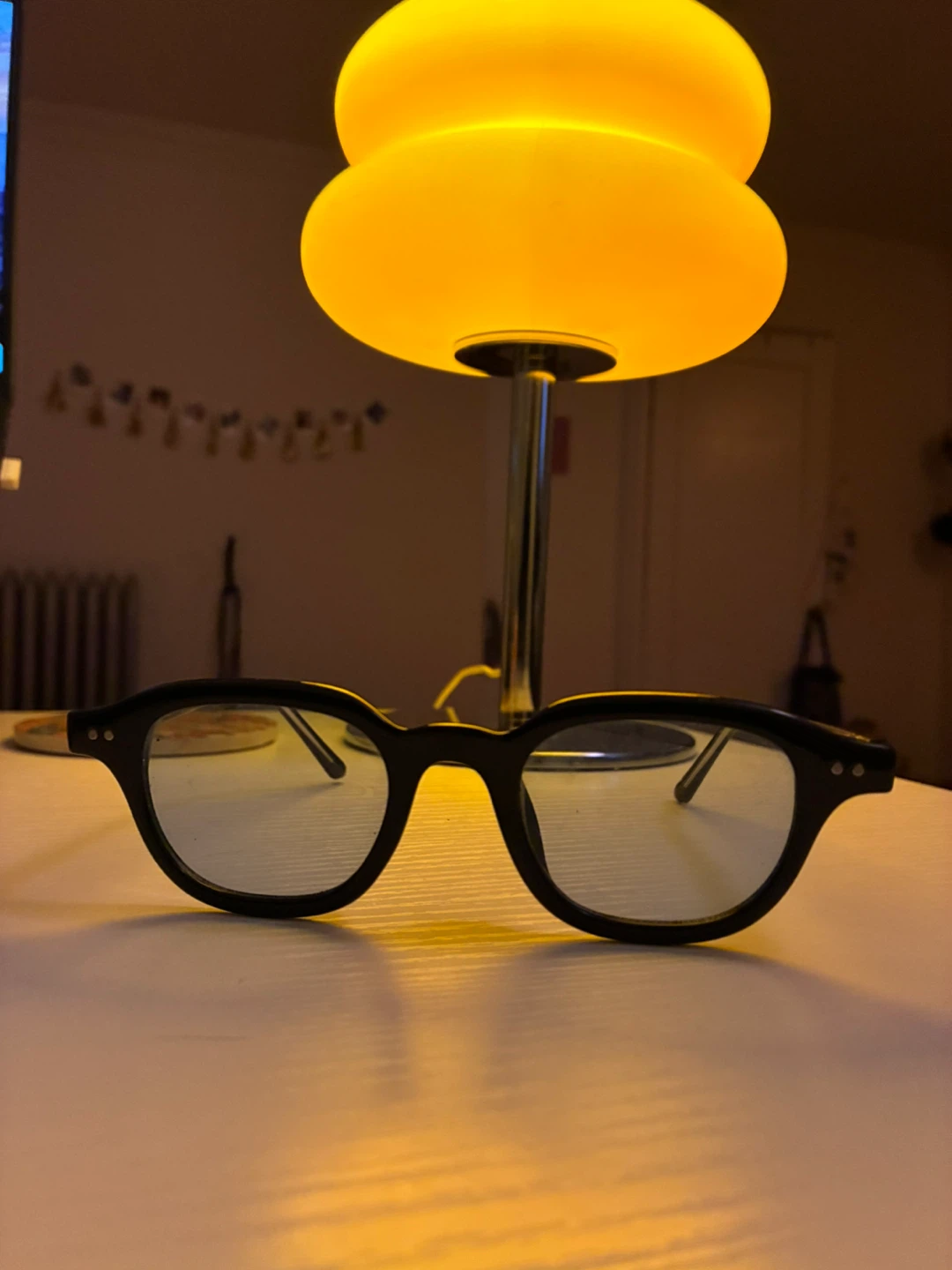 Black Sunglasses With Light Blue Lens - photo 2