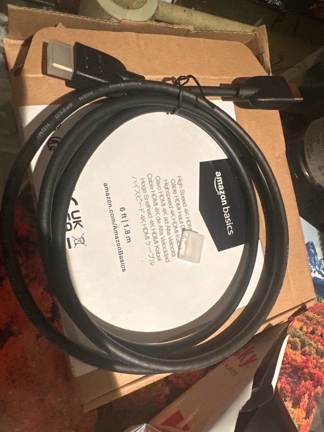 Amazon Basics High-Speed 4K HDMI Cable - 6 ft - photo 4