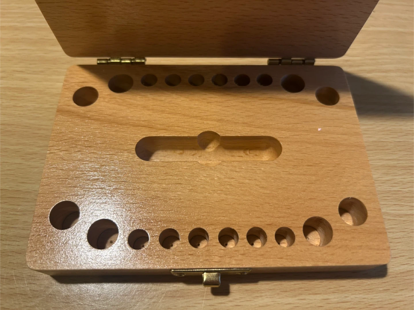 Wooden Baby Tooth Box Keepsake Organizer - photo 3