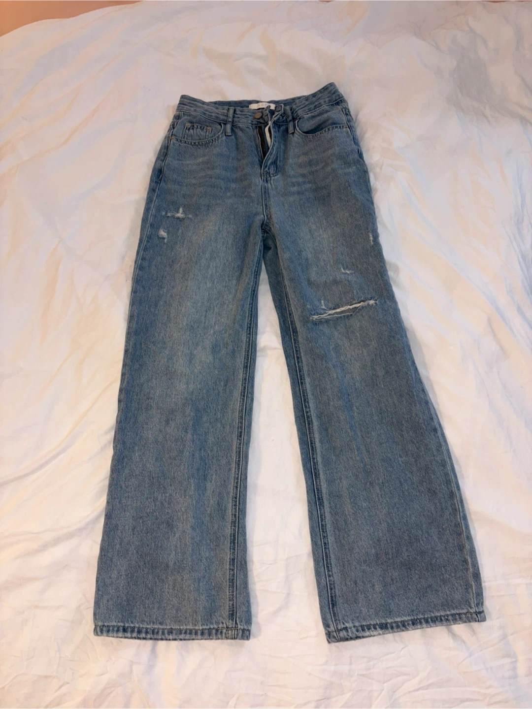 BRAND NEW S Blue Wide Leg Jeans