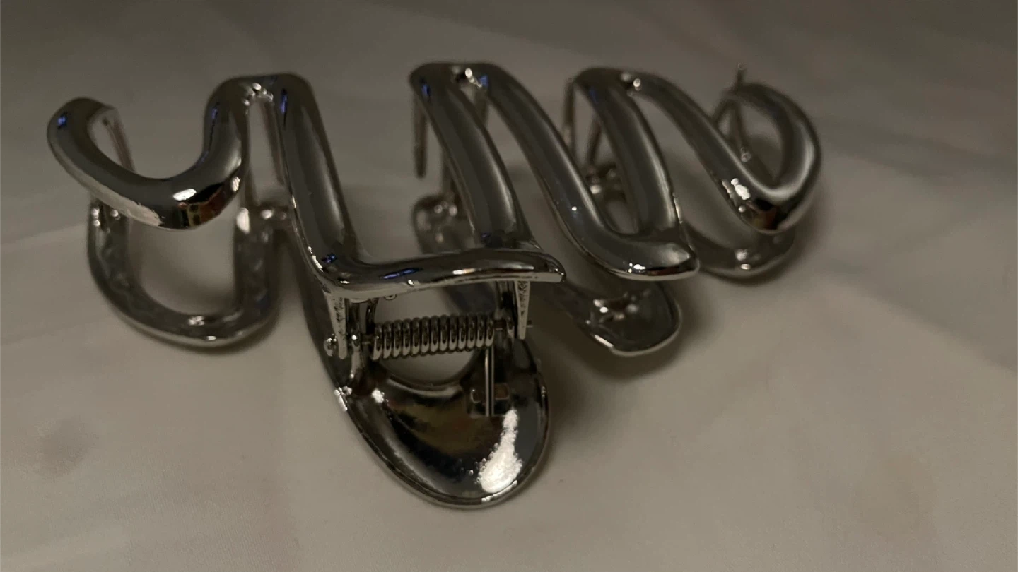 Chrome Claw Clip #freecycle - photo 3