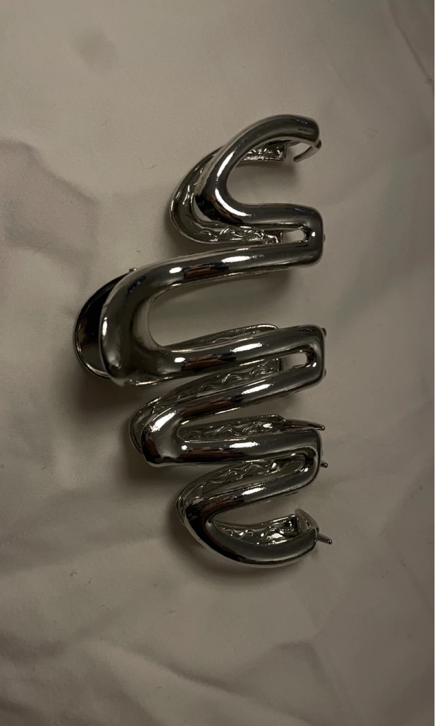 Chrome Claw Clip #freecycle