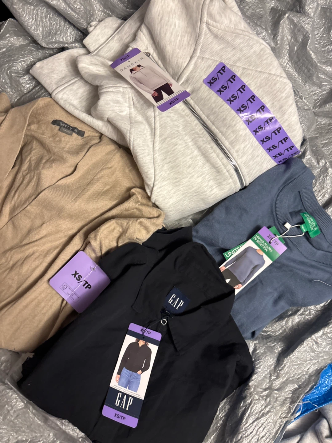 Ladies bundle tops XS/TP