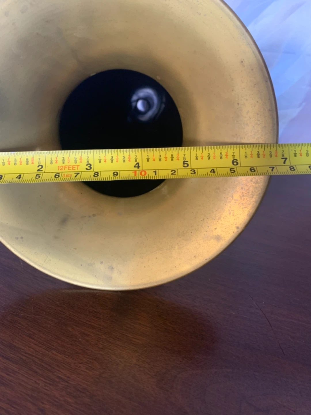 VTG EDISON PHONOGRAPH HORN - photo 3