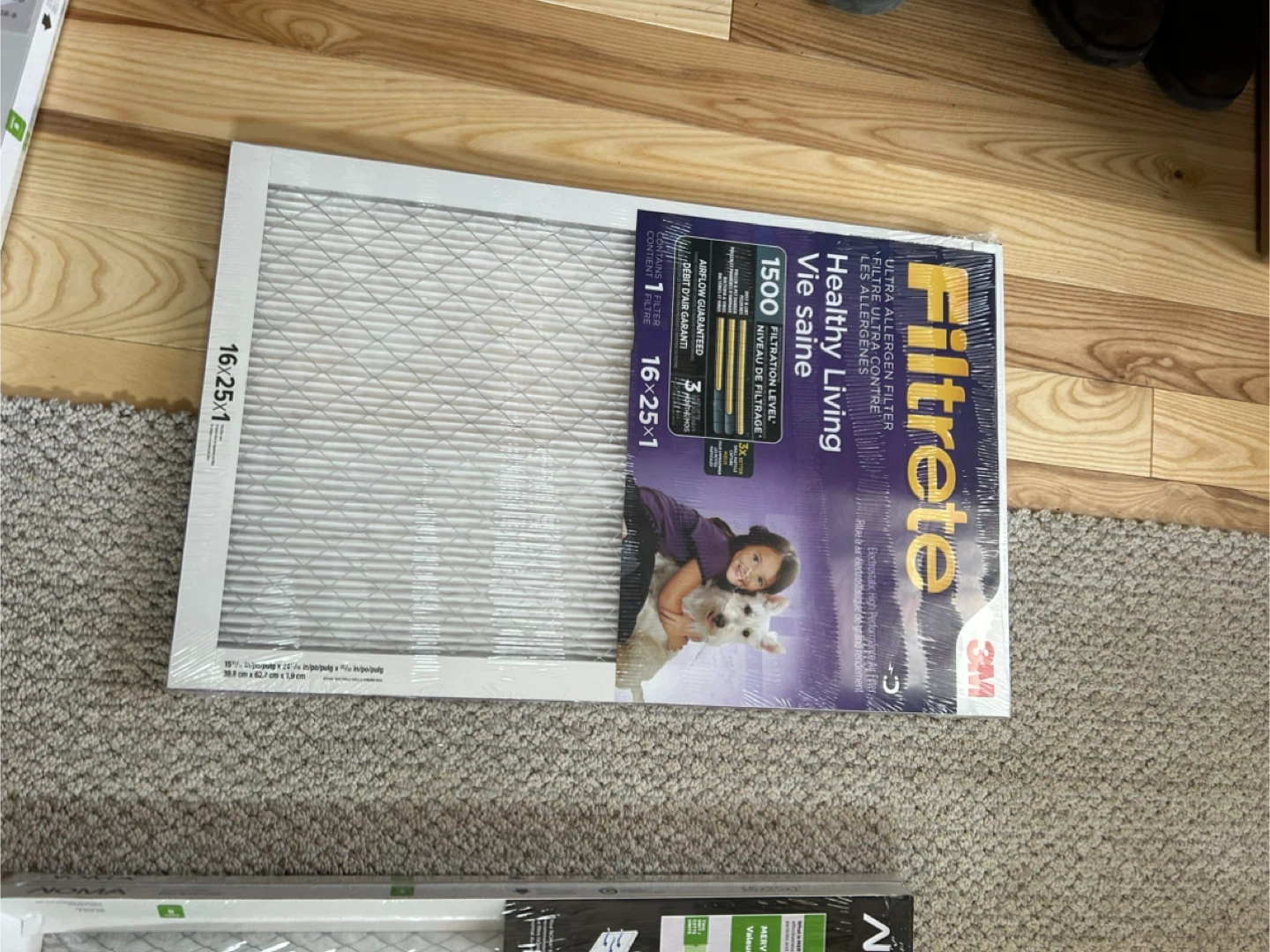 Filtrete Healthy Living 16x25x1 Air Filter