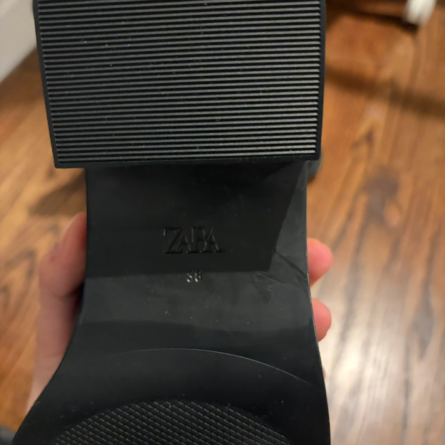 Zara Black Chelsea Boots Size 38 - photo 4