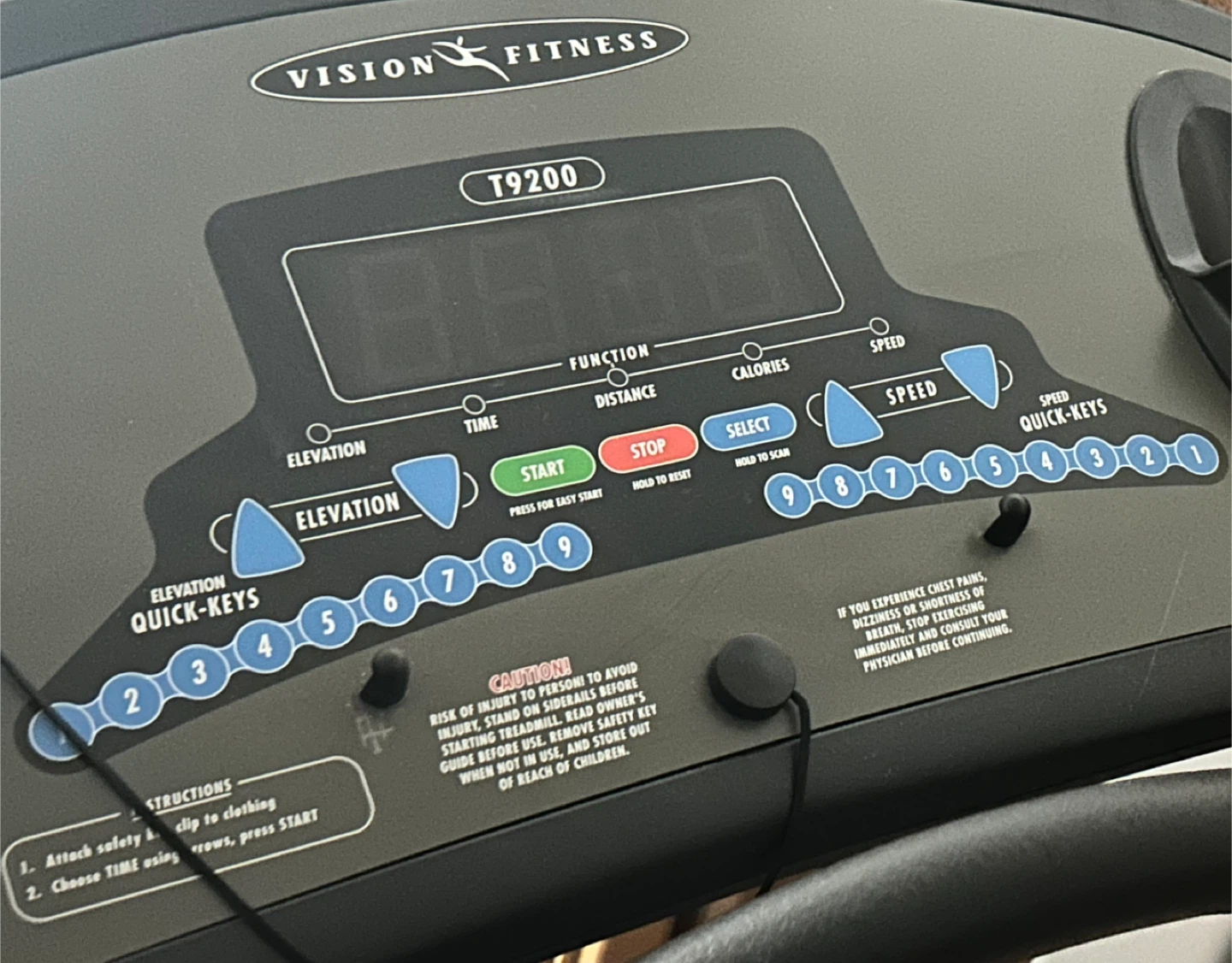 Vision Fitness T9200 Treadmill - photo 2