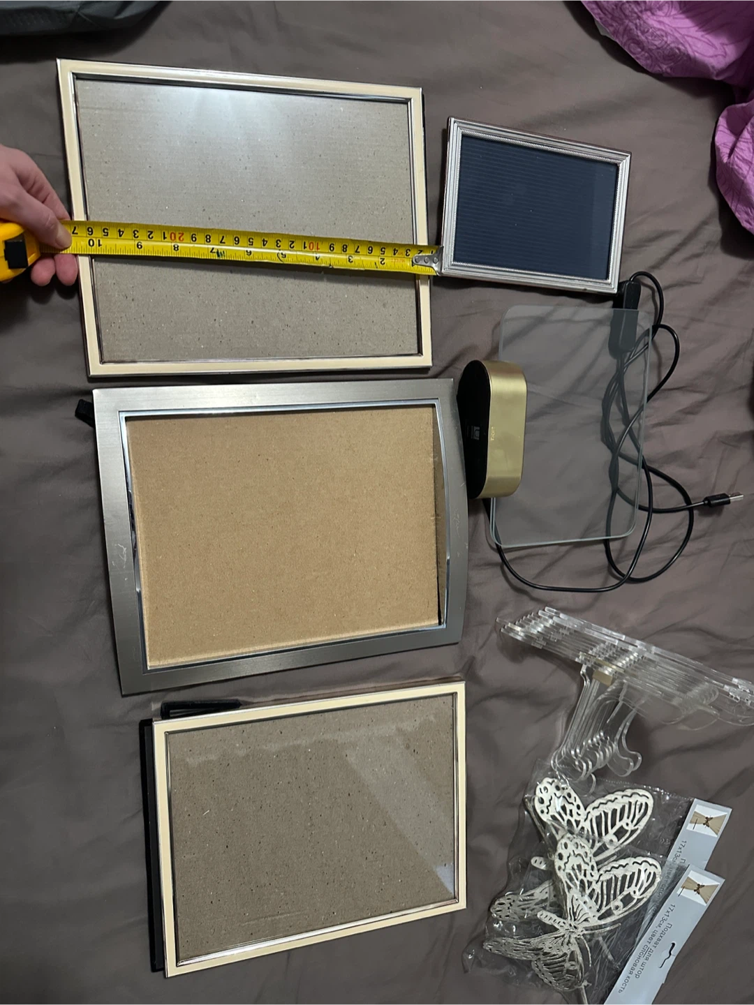 Assorted Picture Frames and Accessories
