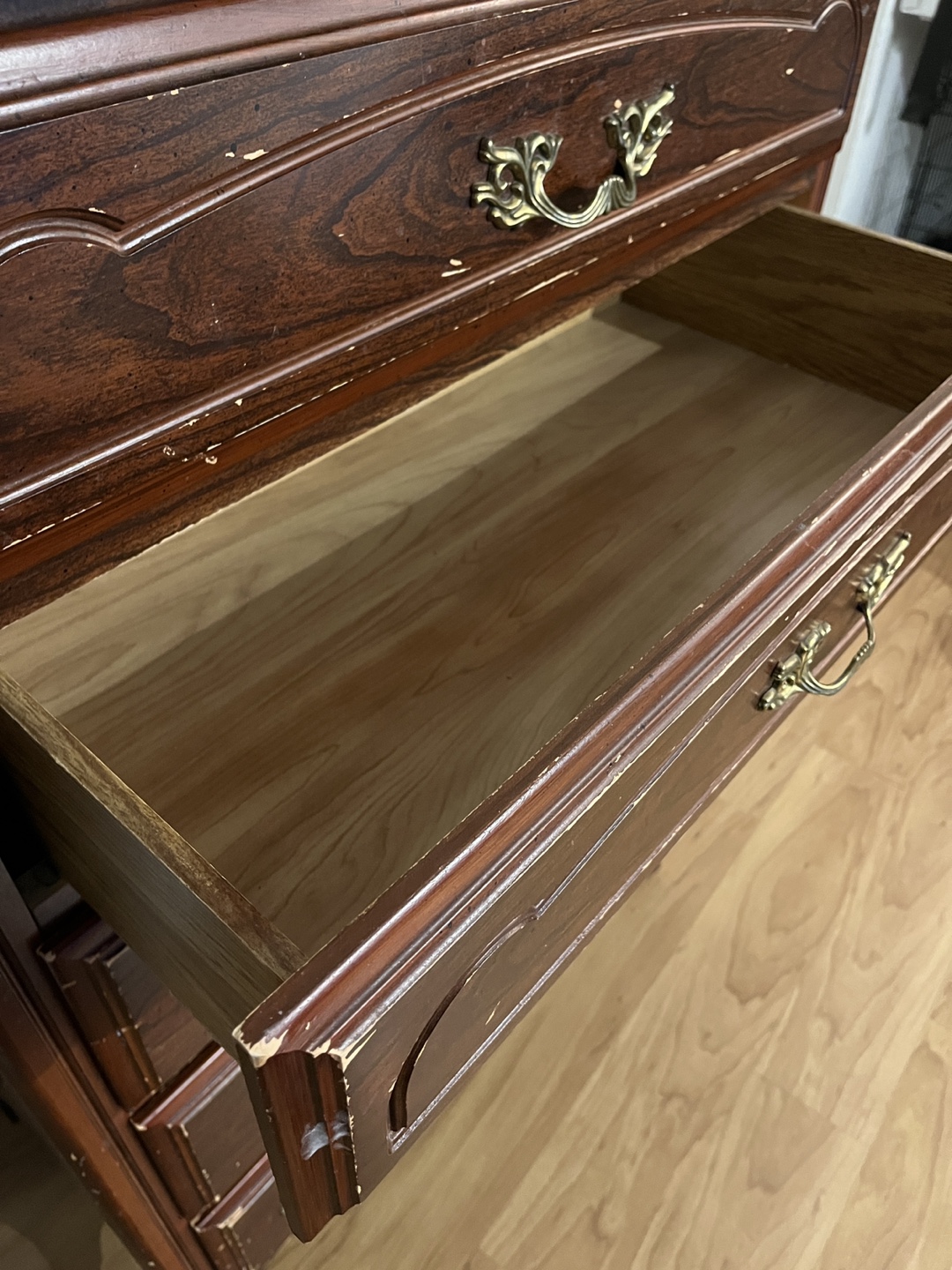 Vintage 5-Drawer Chest Dresser solid wood - photo 3