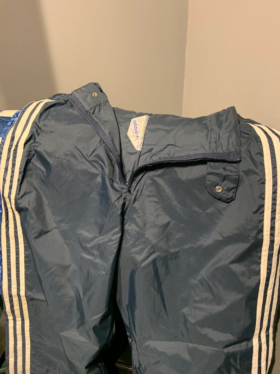 🥕Adidas Track Pants - Blue - Size L - photo 2