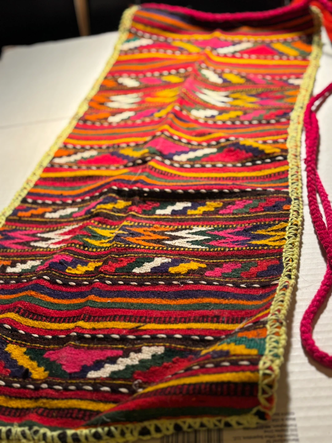Handmade Woven wool ☘️good luck pattern - Bulgaria