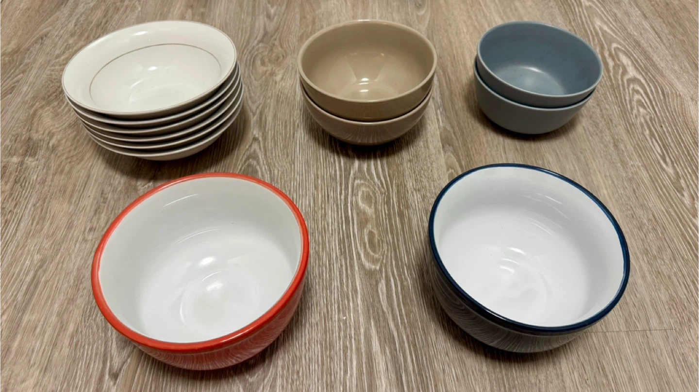 Bowl for Soup, Noodles (10 of them)