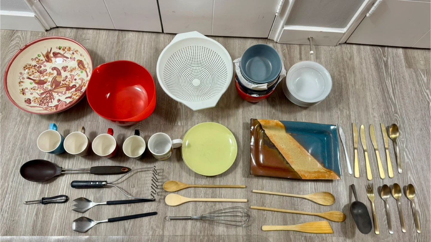 Bulky Kitchen Appliances and Utensils