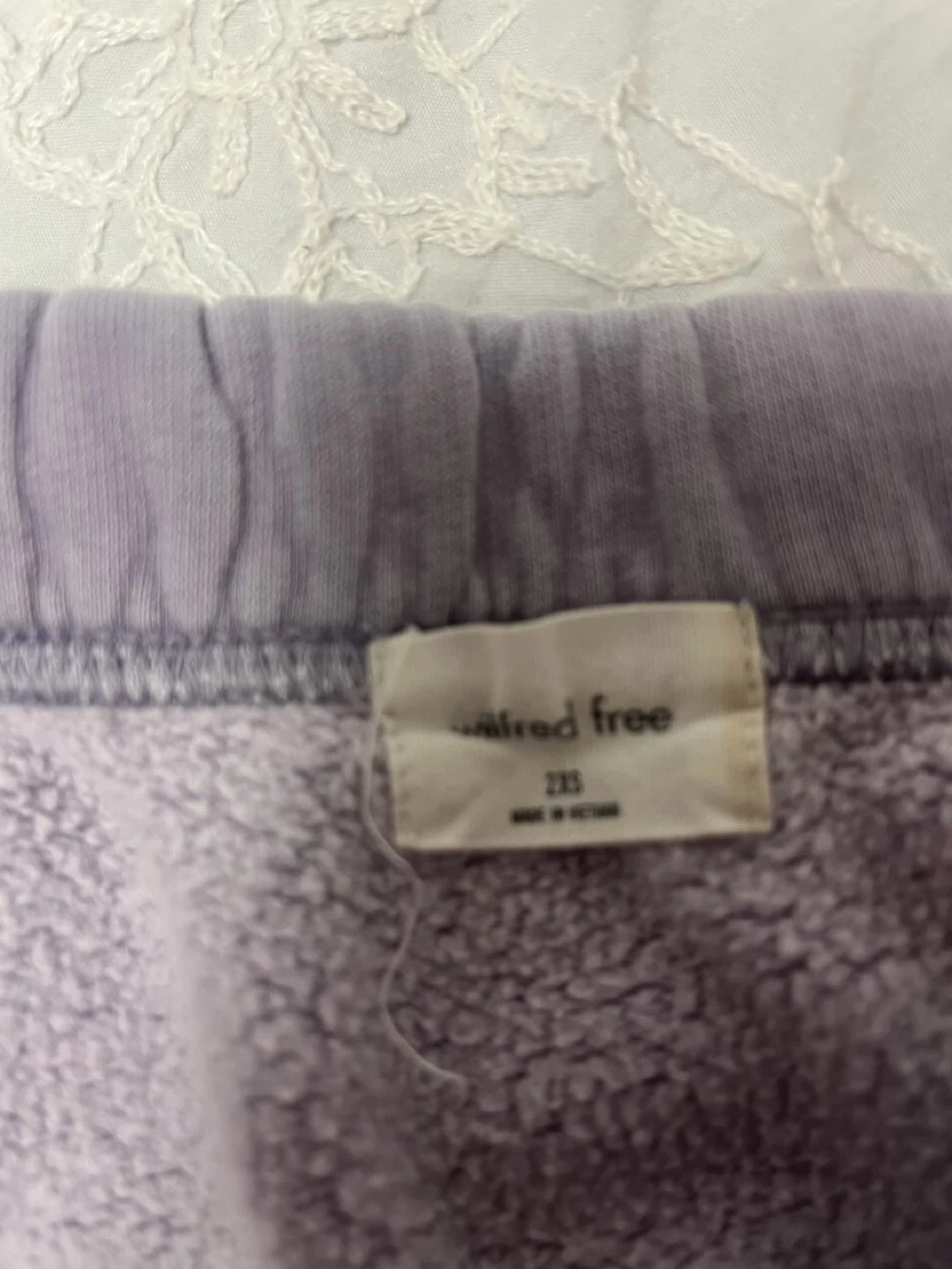 Aritzia Wilfred Free Lavender Terry Skirt - Size XXS