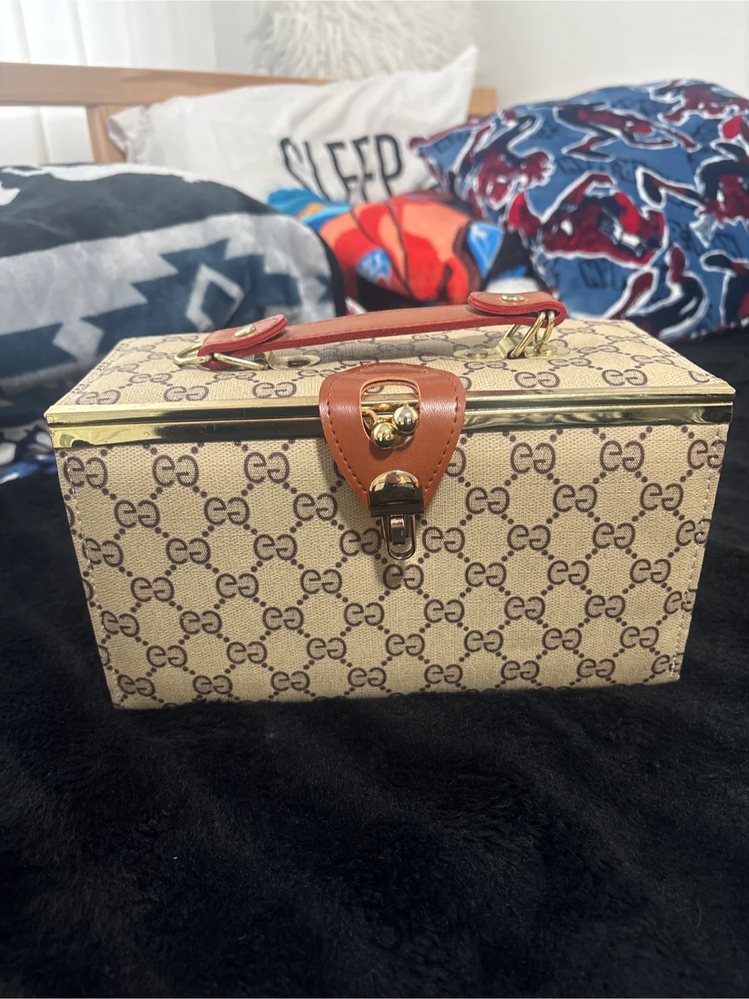 Vintage Cosmetic Travel Case