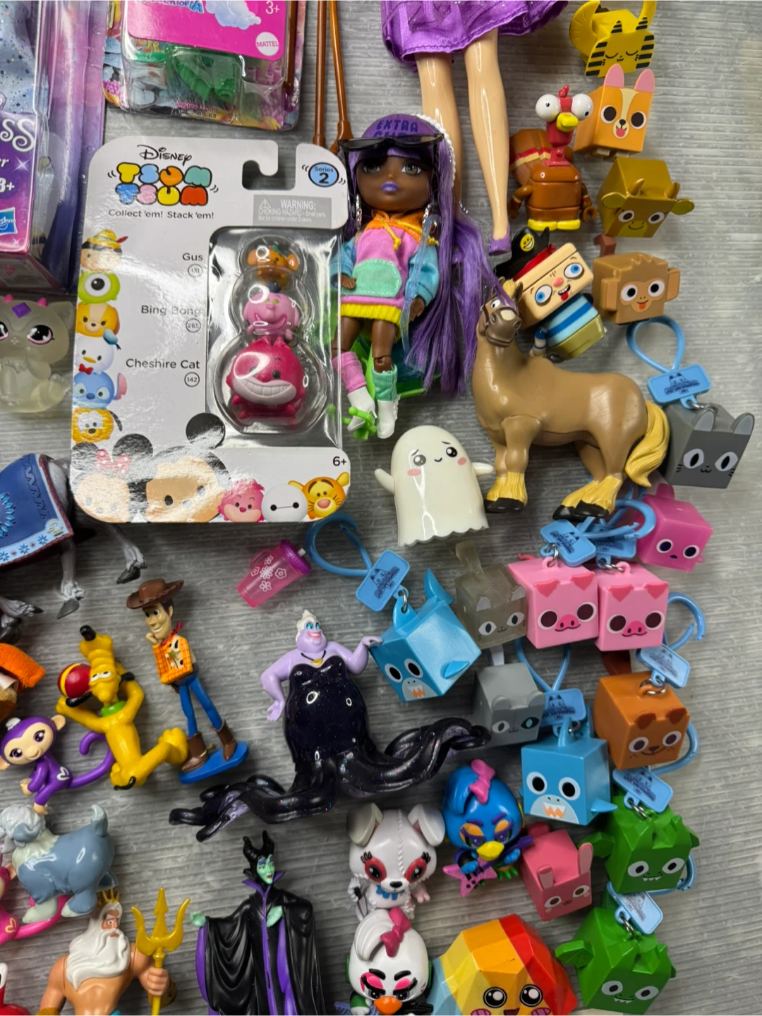 DISNEY Princess PIXAR BARBIE Doll Figure Toy Card LOT - photo 4