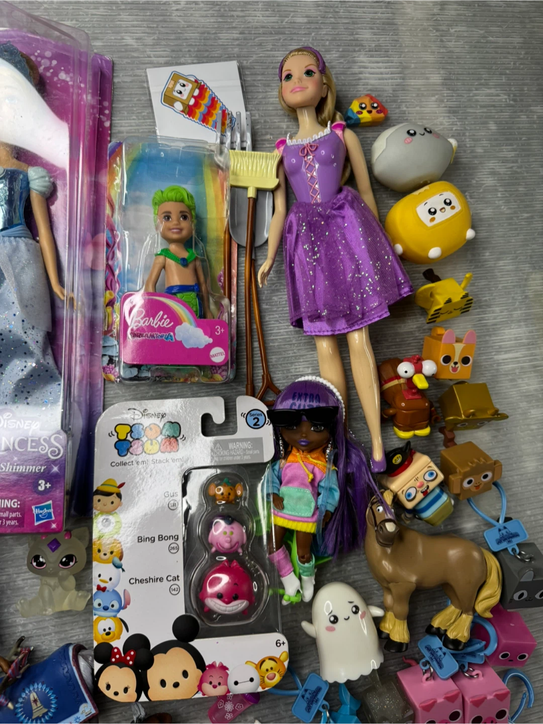 DISNEY Princess PIXAR BARBIE Doll Figure Toy Card LOT - photo 3
