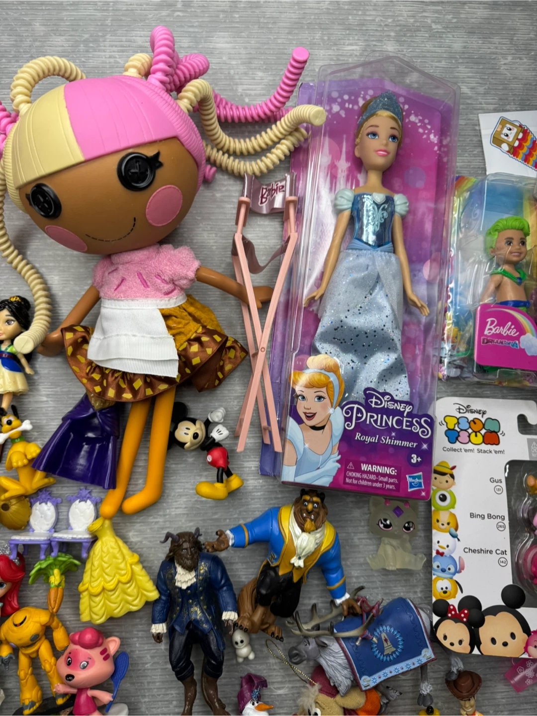 DISNEY Princess PIXAR BARBIE Doll Figure Toy Card LOT - photo 2