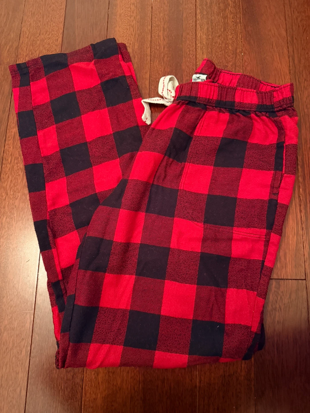 Hollister Red Plaid Sleep Pants XS