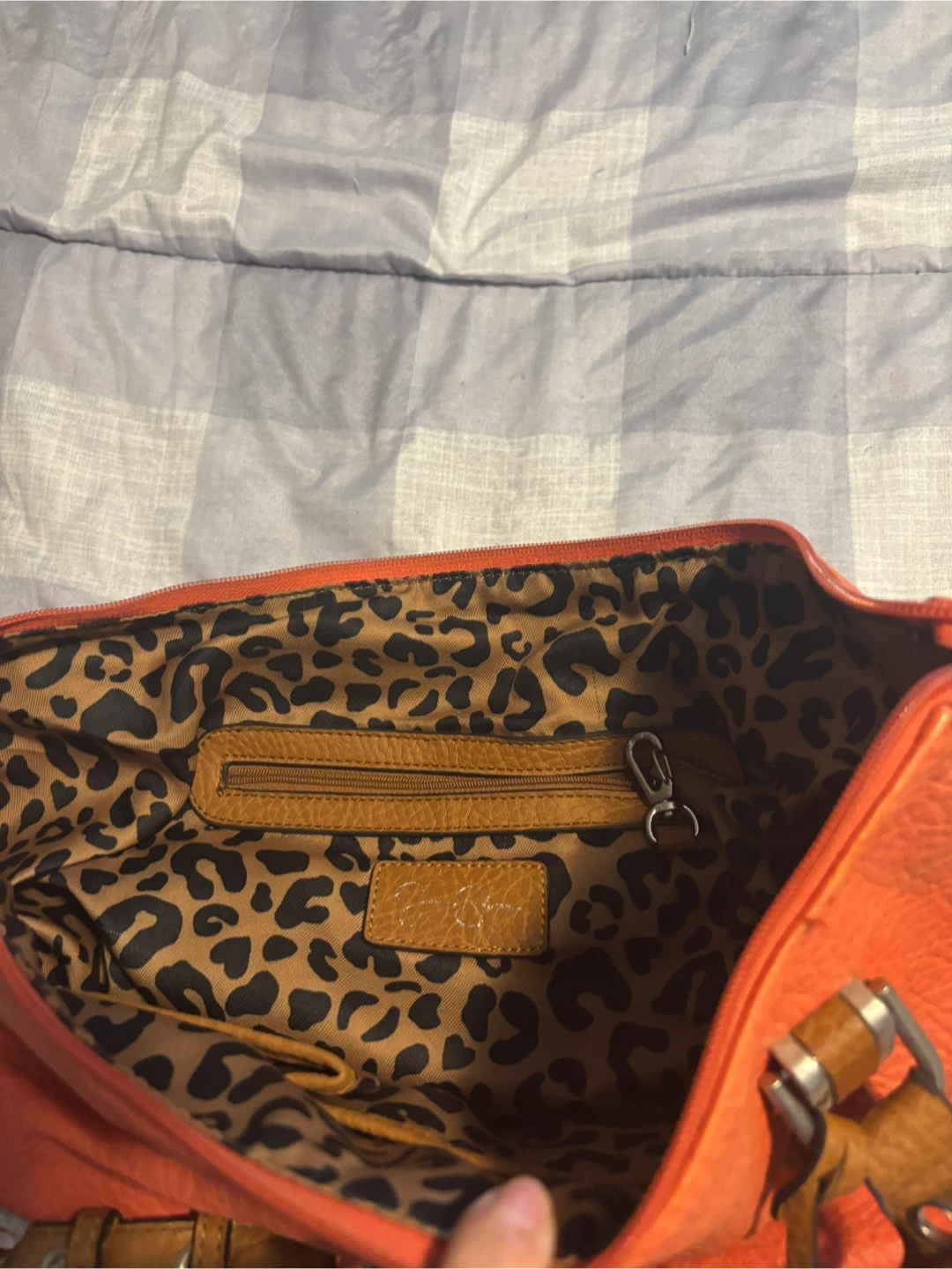 Jessica Simpson Coral & Brown Hobo Bag - photo 3