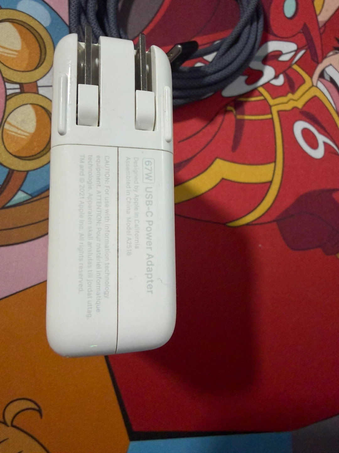 Apple 67W USB-C Power Adapter with Cable - photo 2