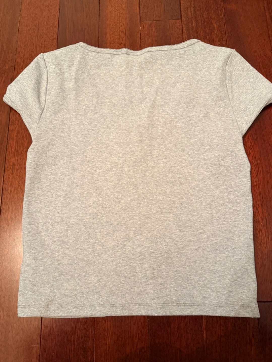 Sunday Best Grey Henley T-Shirt - Size S - photo 5