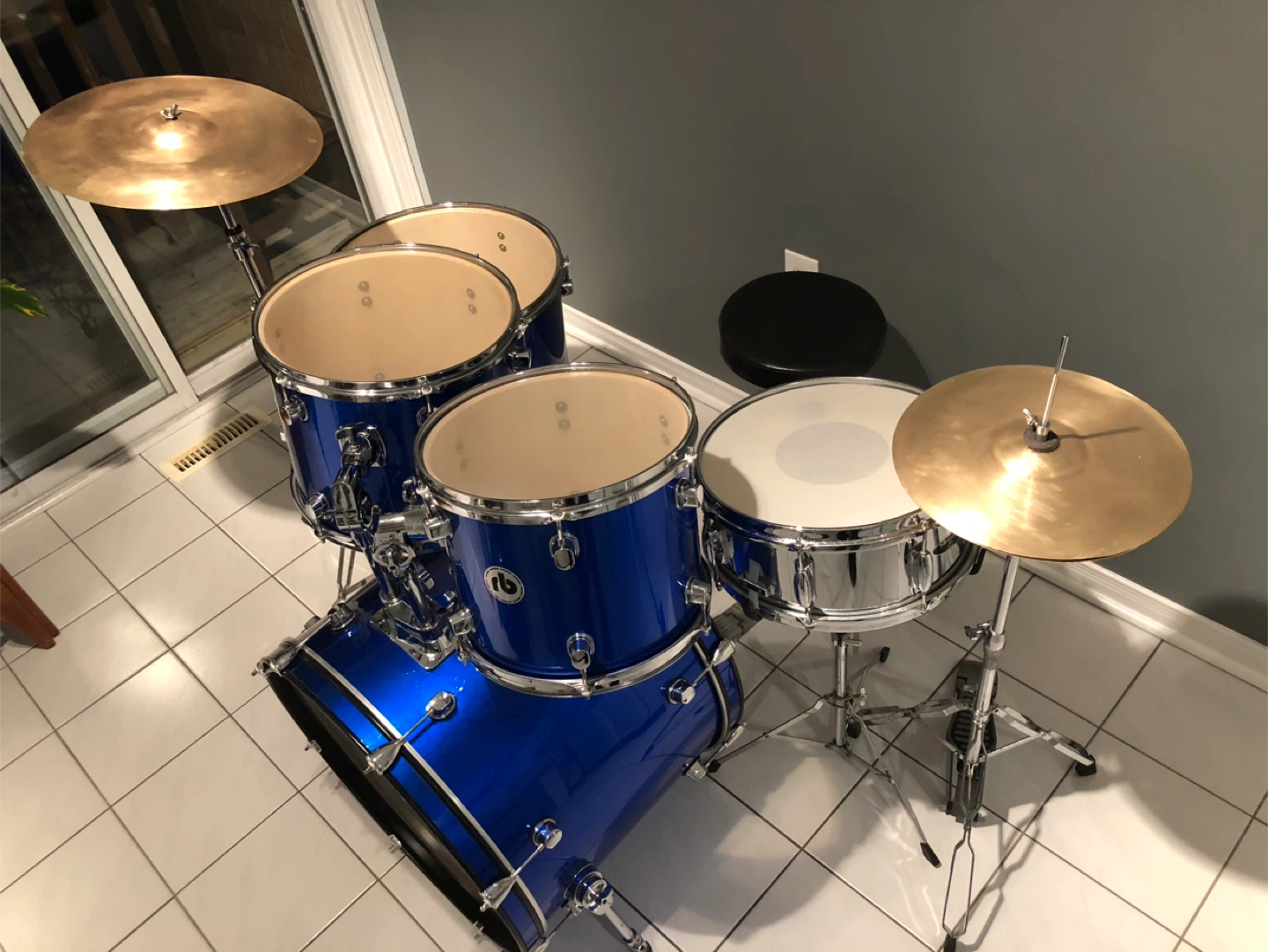 Full drum set + hardware - photo 4