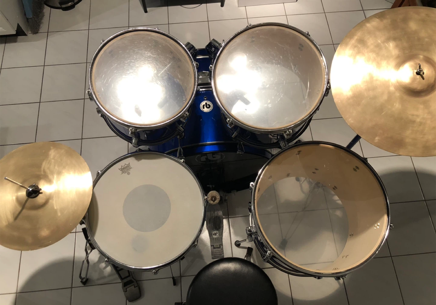Full drum set + hardware - photo 2