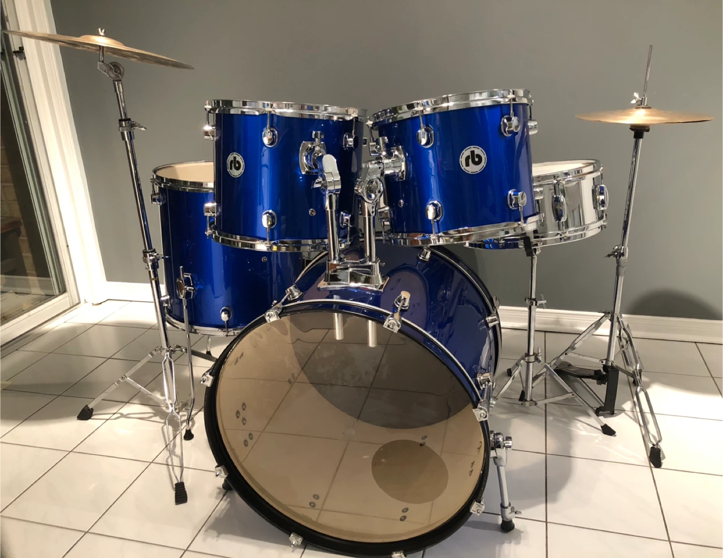 Full drum set + hardware - photo 3